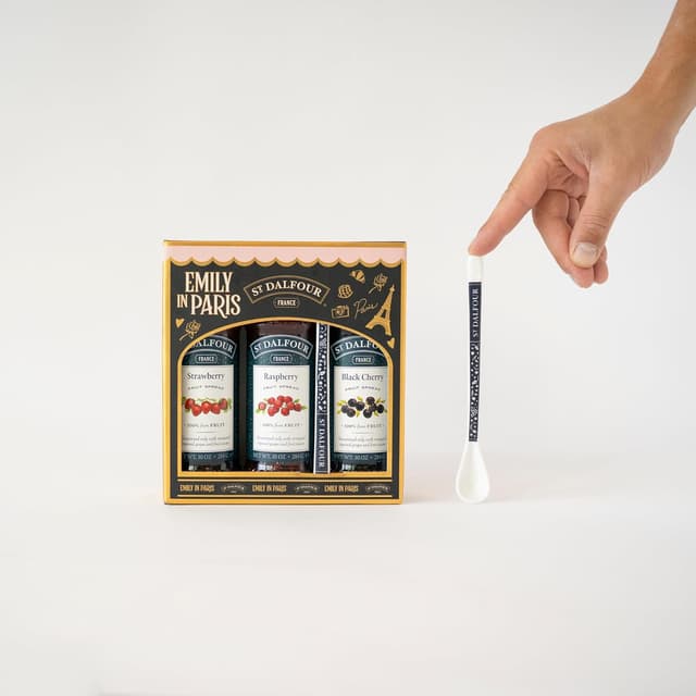 Detalle 1 de St Dalfour Fruchtaufstrich Geschenkset 3 x 284 g