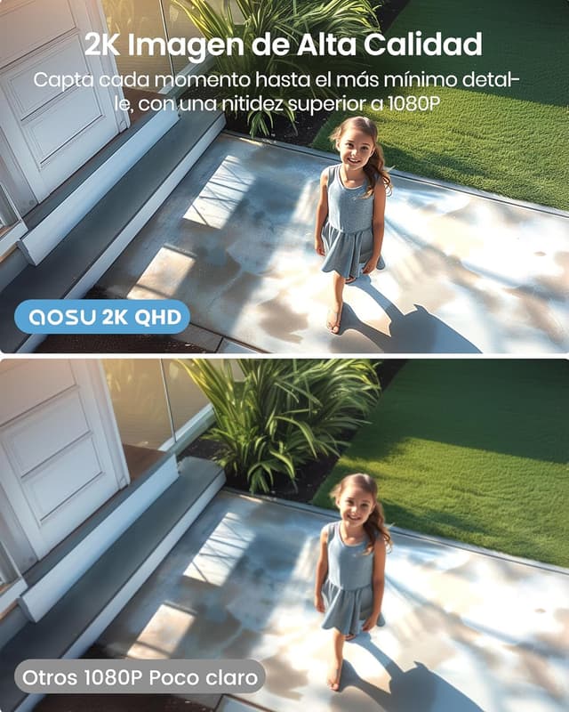 Thumbnail 2 de aosu Cámara de vigilancia Exterior 2K 3MP 240 días