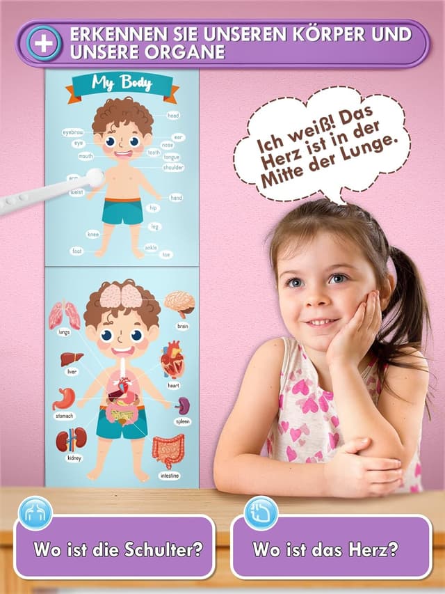 Detalle 2 de Lehoo Castle Arztkoffer Kinder ab 3 Jahren