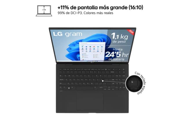 Thumbnail 1 de LG gram 16 32 GB Intel Core Ultra 7, Windows 11