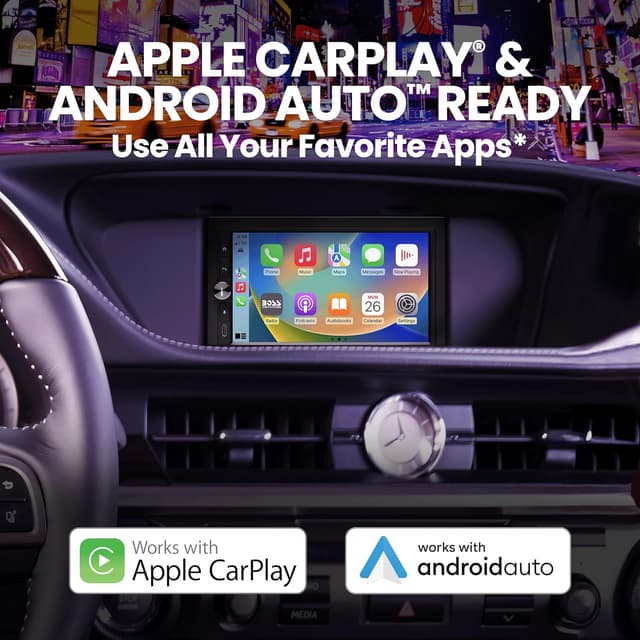 Detalle de BOSS BV9358B 7 Inch Double Din Car Stereo