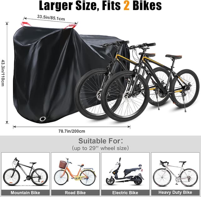 Thumbnail 4 de Faireach Fahrradabdeckung wasserdicht 200x110