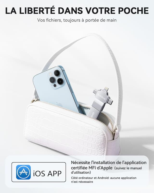 Thumbnail 6 de Clé USB SUDEHO 256 Go MFi ⚙