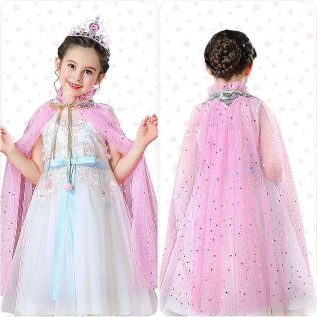 Thumbnail 4 de ACWOO Déguisement Elsa Cape 70 cm