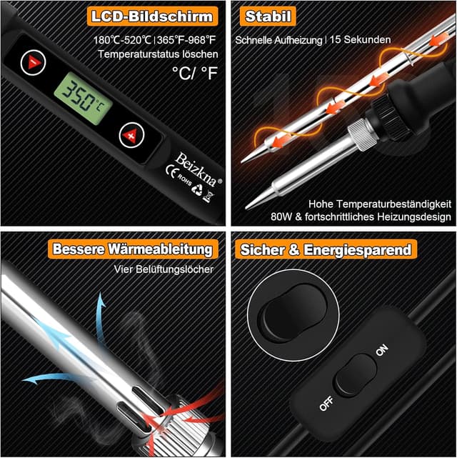 Thumbnail 1 de Lötkolben Set 80W einstellbar