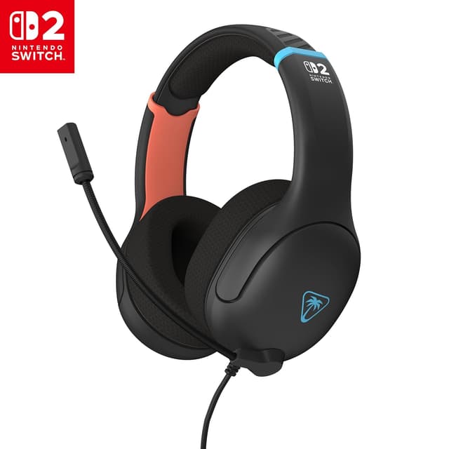 Detalle de Turtle Beach Airlite Fit Wired Gaming Headset (Nintendo Switch lizenziert) – anthrazitschwarz