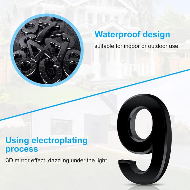 Detalle 2 de Vicloon Numero civico 3 Pollici (7.5cm) 🪧