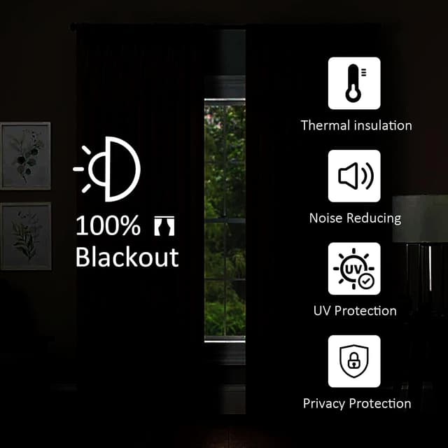 Detalle de LiveGo Outdoor Curtains 140 x 275cm