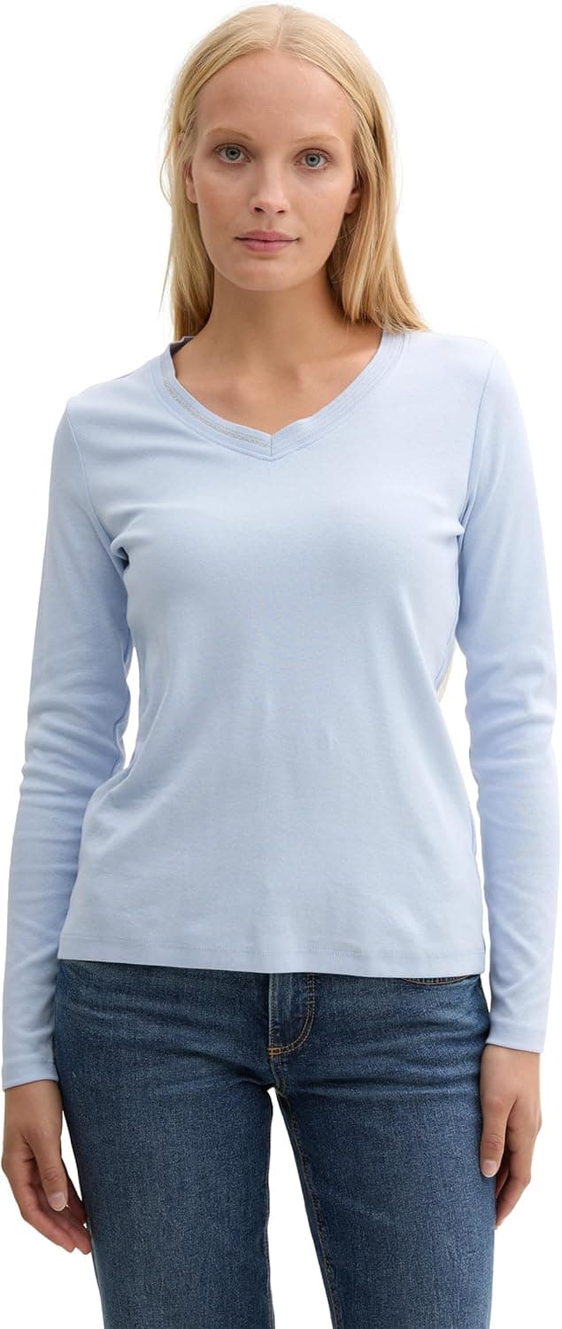 Detalle de TOM TAILOR 1012976 pullover da donna a maniche lunghe
