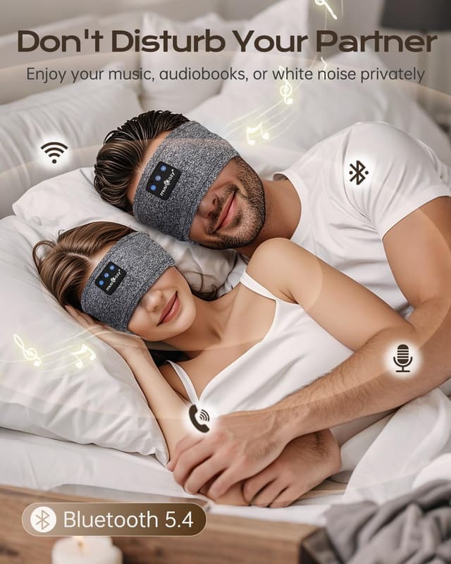 Thumbnail 5 de Musicozy Sleep Headphones Ultra Soft Headband