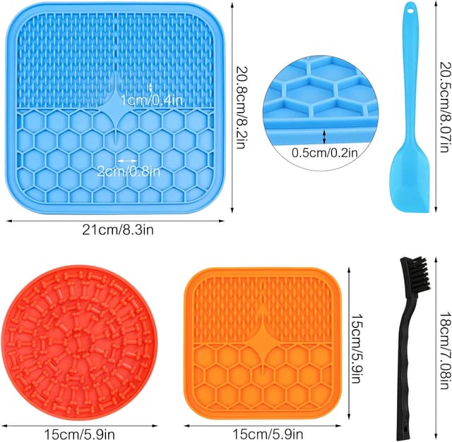 Thumbnail 6 de Hysagtek 3 pack lick mats for dogs