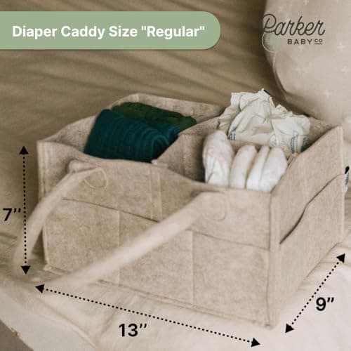 Thumbnail 5 de Parker Baby Diaper Caddy Oatmeal organizer for diapers