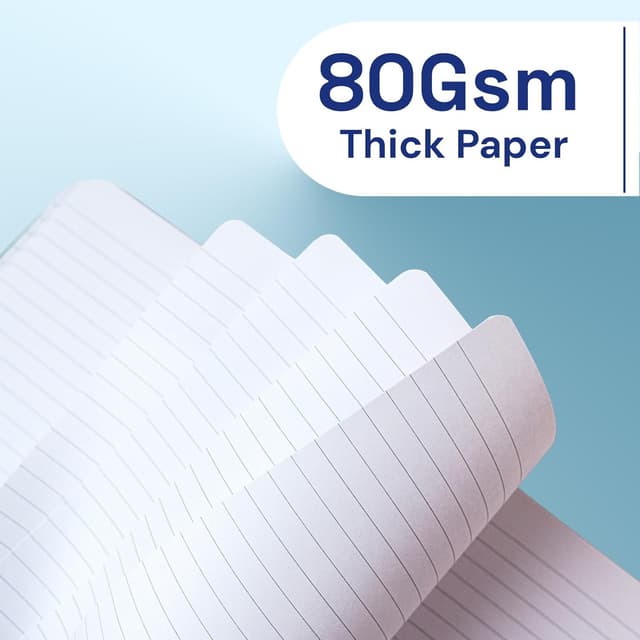 Detalle 2 de ONAVIA A6 Taschen-Notizbuch im 3er Pack – kleine Hardcover Journale mit Linien, Grün/Rosa/Kornblumenblau