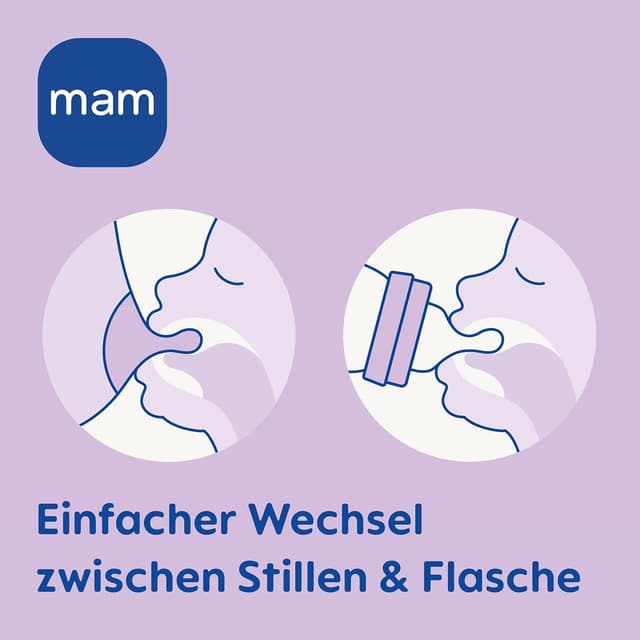 Detalle 2 de MAM Easy Start Anti-Colic Neugeborenen-Set (0+) mit 4 Babyflaschen & 1 Start-Schnuller, mint