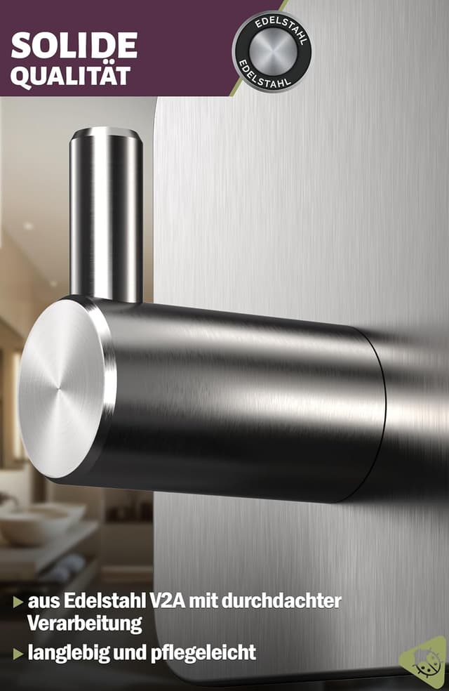 Thumbnail 4 de Menz Handtuchhaken ohne Bohren 6er Set