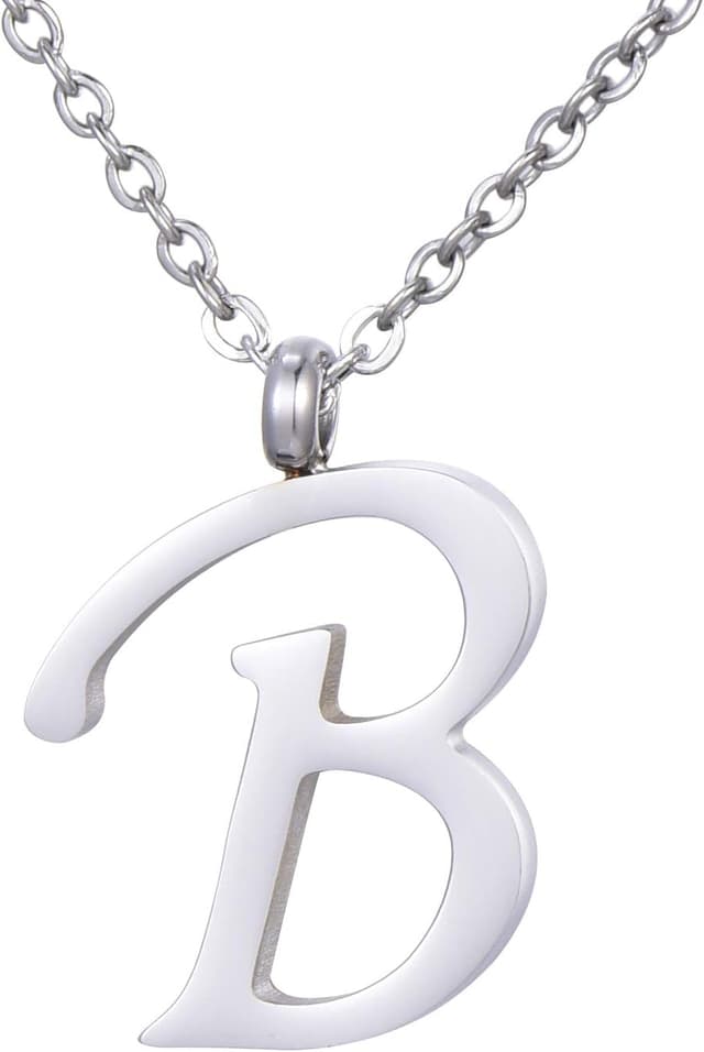 Thumbnail 6 de Collana da donna Morella in acciaio inox argento con ciondolo lettera