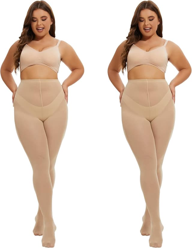 Thumbnail 4 de MANZI 70 denier Plus Size Control Top Tights