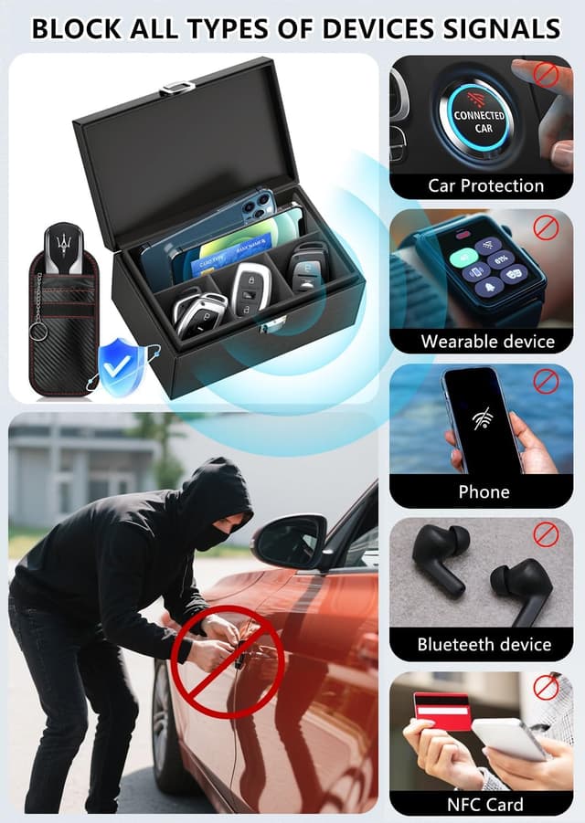 Thumbnail 5 de 2025 Keyless Go Schutz Autoschlüssel Box 22x14x11cm