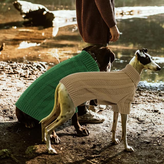 Thumbnail 5 de Queenmore XL Dog Sweater XL warm turtleneck for retriever