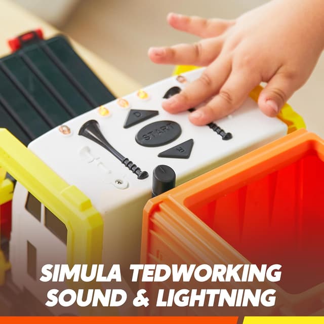 Thumbnail 5 de JOYIN Müllauto Spielzeug 40 cm mit Licht und Sound