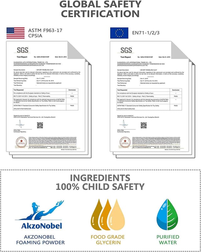 Thumbnail 5 de Sago Brothers Air Dry Clay 36 colours 🎨