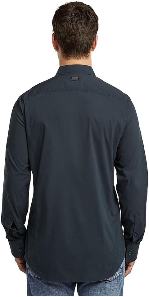 Detalle 2 de G-Star Herren Uniform Slim Shirt mit Hemdkragen, Knopfleiste und verstellbaren Manschetten