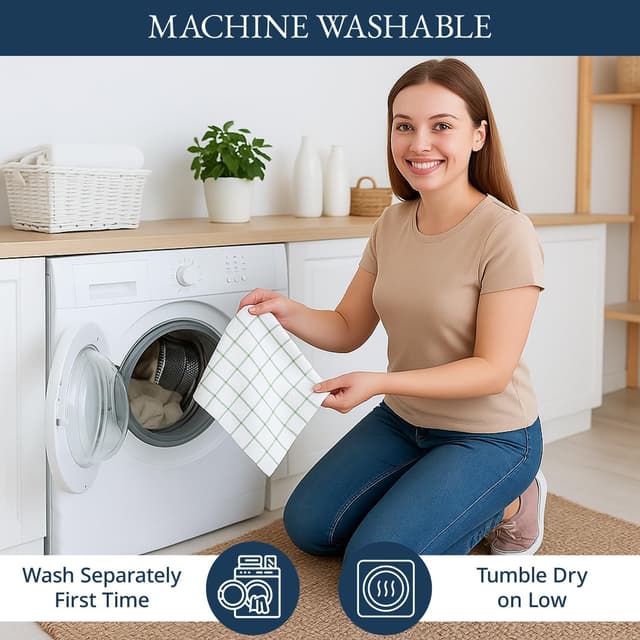 Thumbnail 5 de LANE LINEN Cotton Kitchen Towels 18"x28"