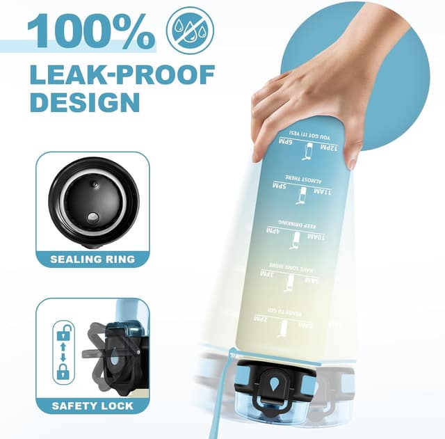 Thumbnail 4 de JAPORIA Borraccia 1 Litro con filtro e indicatore tempo 🚰