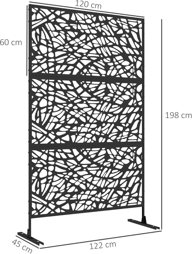Thumbnail 6 de Outsunny privacy screen divider 6.5ft