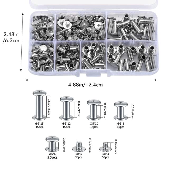 Detalle 1 de Chicago Bindung Schrauben 160 Stk