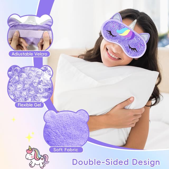 Detalle 2 de my novel things Schlafmaske 2-teilig kühlend