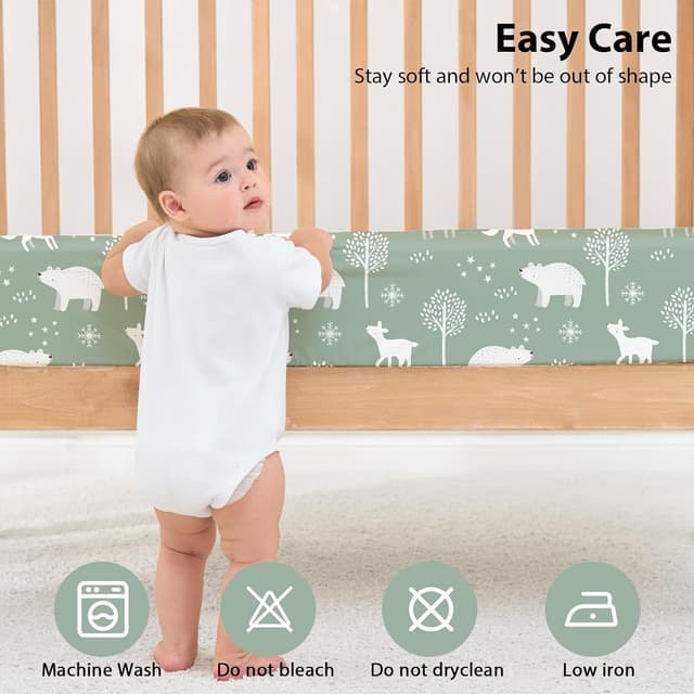 Thumbnail 6 de FIEMOL Baby Spannbettlaken 70x140 im 3er Pack