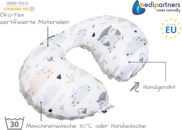 Thumbnail 3 de Medi Partners Nackenkissen Kinder 100% Baumwolle