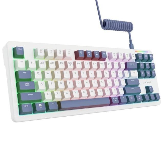 Detalle 2 de Trust GXT 872 Xyra teclado mecánico TKL RGB