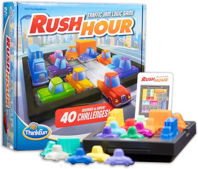 Imagen de ThinkFun Rush Hour Logic Game for Ages 8+ 🧩 en OfertitasTOP