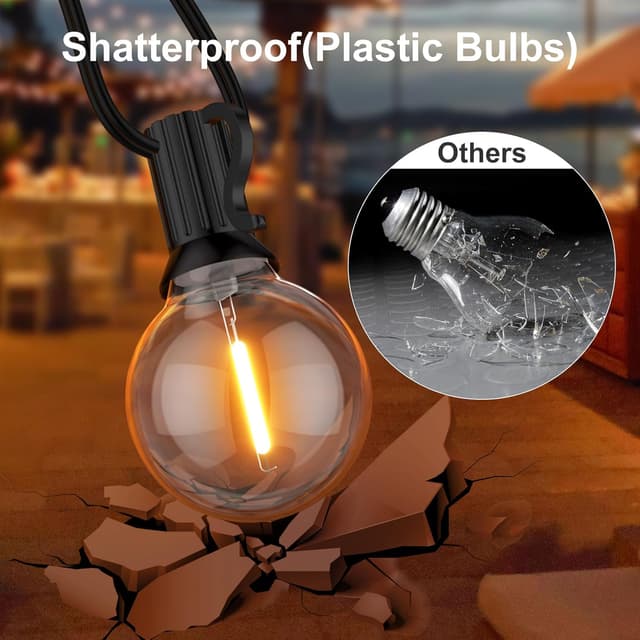 Thumbnail 2 de GPATIO Outdoor Festoon Lights 30m 50W