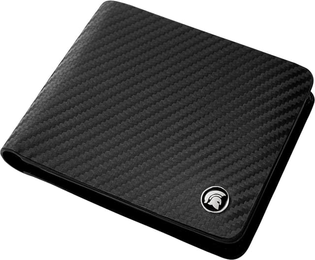 Detalle de POWR portafoglio da uomo in vera pelle con blocco RFID, 6 scomparti carte e tasche per banconote