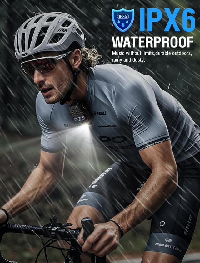 Thumbnail 6 de GBEAST 2026 Upgrade Wearable Bluetooth Speaker (Clip-On Mini) with Built-In Mic, IPX6 Waterproof, RGB/Flashlight