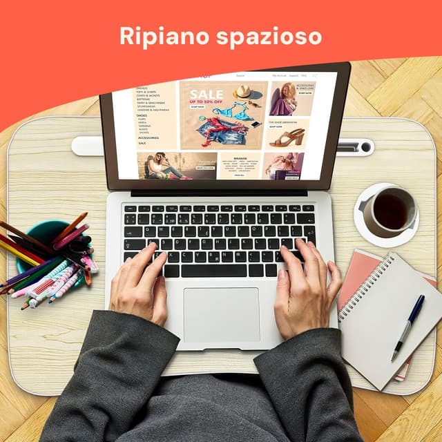 Thumbnail 4 de Avilia Tavolino Pieghevole 60x40 cm