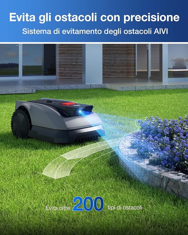 Detalle de ECOVACS GOAT O600 RTK Care Kit: robot rasaerba senza cavi fino a 600 m²