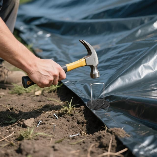 Thumbnail 4 de Unkrautvlies Haken 50 Stk U‑förmige Erdanker mit Scheiben