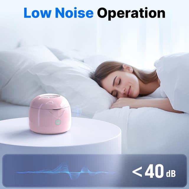 Detalle 2 de CXRUY Ultrasonic Retainer Cleaner for Dentures, Braces, Aligners 🪥