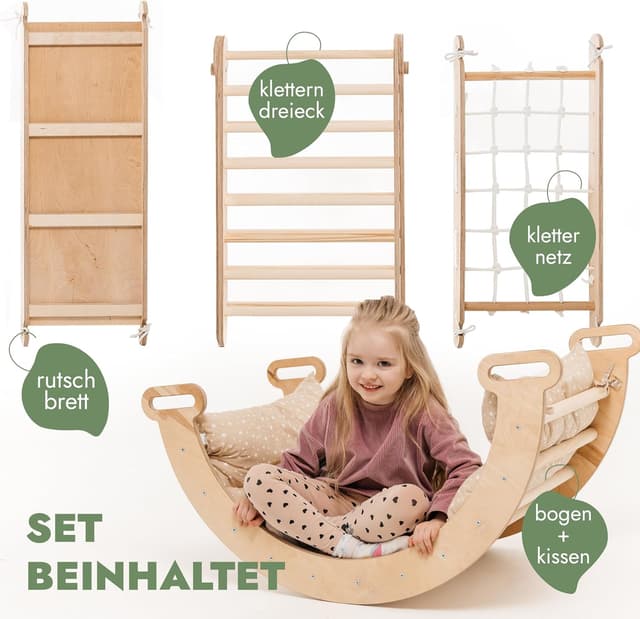 Thumbnail 2 de Goodevas Extra Groß Montessori Klettergerüst 1–5 Jahre