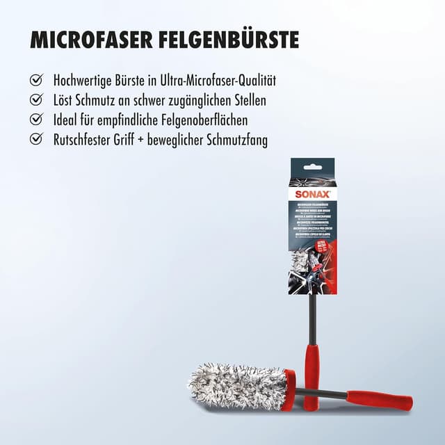 Thumbnail 2 de SONAX Microfaser FelgenBürste 1 Stück 🧽