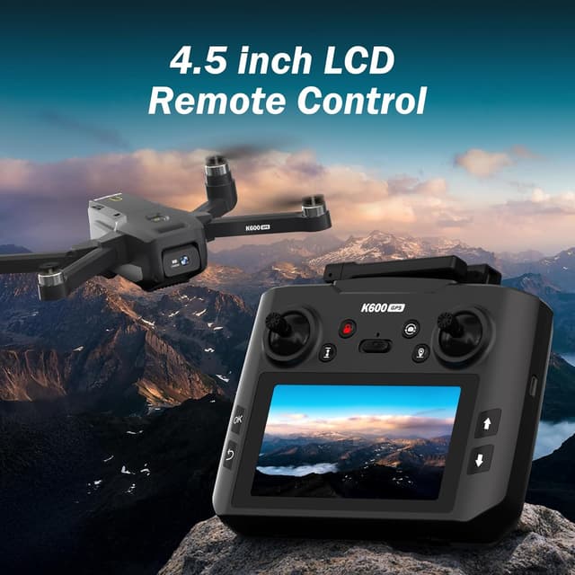 Detalle 2 de suangrc K600GPS con fotocamera 1080P e schermo FPV da 4,5