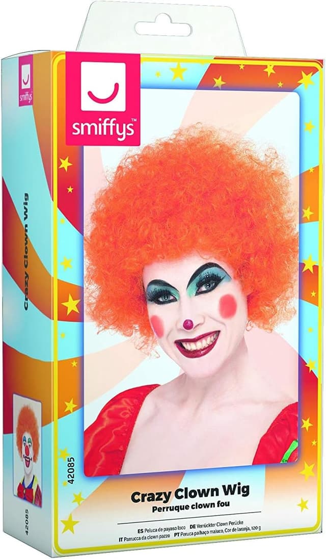 Thumbnail 5 de Smiffys Parrucca da Clown Pazzo 120g 🎭