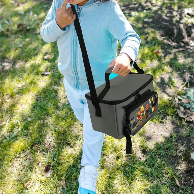 Detalle de Annmore Carry Bag for Toniebox and Characters (Grey) – storage for audio players, cards and accessories