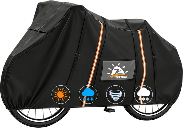 Thumbnail 6 de Zettum 600D PU Bike Cover for 1 Bike