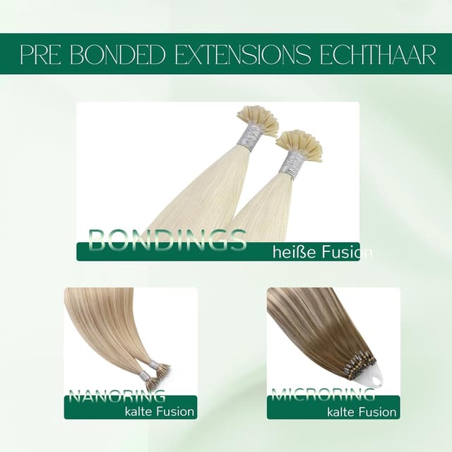 Thumbnail 6 de Easyouth Bondings Echthaar Blond 50cm