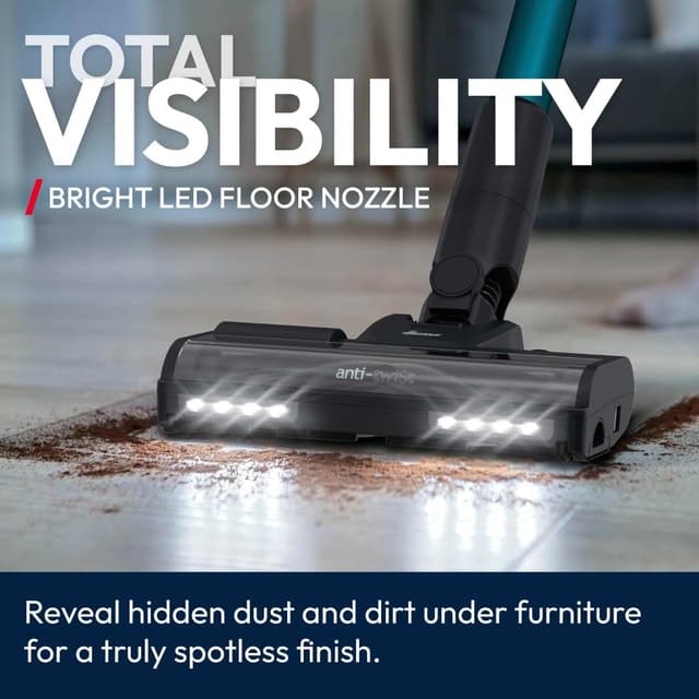 Thumbnail 6 de Hoover HF1 Max Cordless Vacuum Cleaner Anti Hair Wrap (HF1M10P) – 50‑min runtime, HEPA filter, 3 speeds